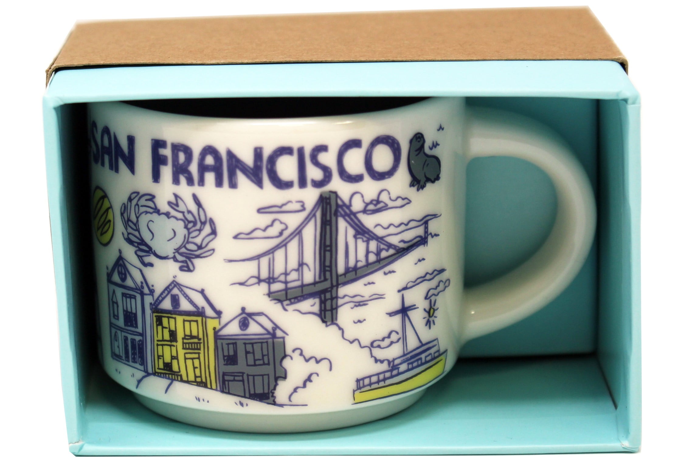 Starbucks Been There Series San Fransisco Ceramic Demitasse Ornament