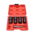 thumbnail image 3 of Juego de 5 piezas de tuercas giratorias con barra de perforación central, accionamiento cuadrado de 1/2 pulgadas con caja de almacenamiento, herramienta de extracción de tuercas de, 3 of 8
