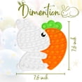 thumbnail image 3 of Juguete sensorial PETBSNVB Conejo de Pascua Poppers Bunny Carrot, 3 of 7