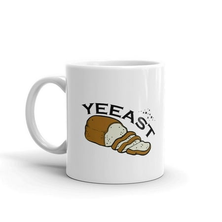 

Yeeast Bread Loaf With Slices Unique Fun Novelty Coffee Tea Ceramic Cup Office Work Mug 15 Oz