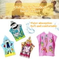 thumbnail image 7 of LNKOO Soft Cotton Hooded Towel Poncho for Kids Bath Pool Beach Swim Boys Girls Cover-up Cape, 2-7 Years Old Bath Robe, 7 of 7