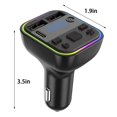 thumbnail image 3 of Binmer Car MP3 Double USB Interface 3.1A Intelligent Fast Charging Intelligent Charging LED Screen Intelligent Noise Reduction Lossless Audio Decoding, 3 of 7