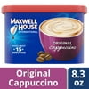 (8 Pack) Maxwell House International Original Cappuccino Cafe Style Beverage Mix, Caffeinated, 8.3 oz Can