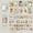 B, variant on 100 PCS Breezy Memory Stationery Paper - Creative Vintage Alphabet Sticker Pack for Collage, Adhesive-Free Cute Decorative Material