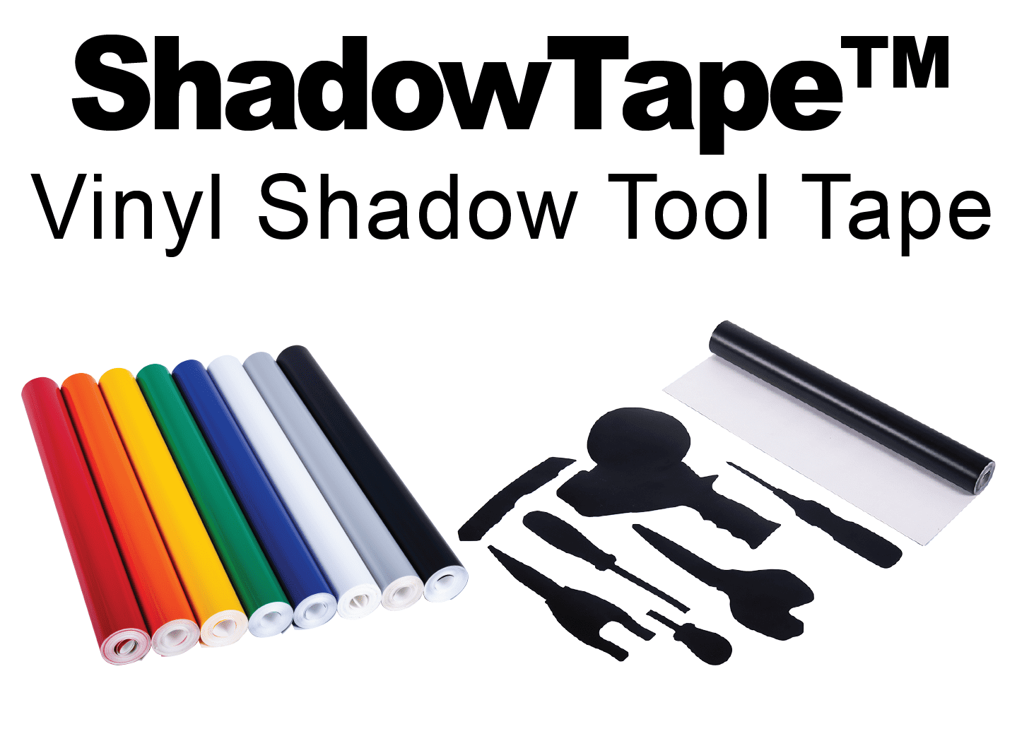 Shadow Board Vinyl Tool Tape - Black