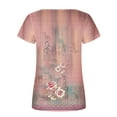 thumbnail image 4 of Aloohaidyvio Tops for Women ,Women Fashion Tops Casual Short Sleeve Loose T-Shirt Blouse, 4 of 5
