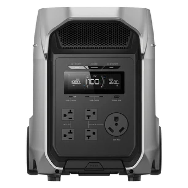 EcoFlow DELTA 3 Ultra Plus Estación de Energía Portátil | Respaldo para Hogar, Trabajo y Emergencias