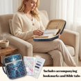 thumbnail image 4 of ZUXONGSY Deer Cross Forest Moon Print Large Quilted Bible Case for Women with Handles, Durable Carrying Bag for Bible Study Supplies, Perfect Christian Gift Idea, 4 of 8