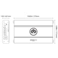 thumbnail image 3 of Amplificador Monoblock Db Drive Spa15.1d 1500 Watts Cla ... DB Drive SPA151D, 3 of 5