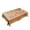 Brown, variant on Waterproof Flannel Back Tablecloth 55x35 Inch - Oil-Proof PU Table Cover for Kitchen Dining, Heavy Duty Wipeable Tablecloth for Indoor Outdoor Party