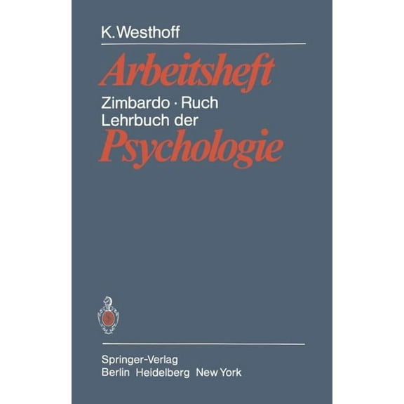 Lehrbuch Der Psychologie, (Paperback)