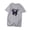 Grey, variant on Womens Cotton Short Sleeve Tops O Neck T Shirts Loose Fit Soft Basic Tees Trendy Casual Summer Tops