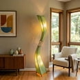 thumbnail image 2 of Eangee Home Design Flow Giant Floor Lamp, Shade Made Of Cocoa Leaves, 13x13x72 Inches, 2 of 6