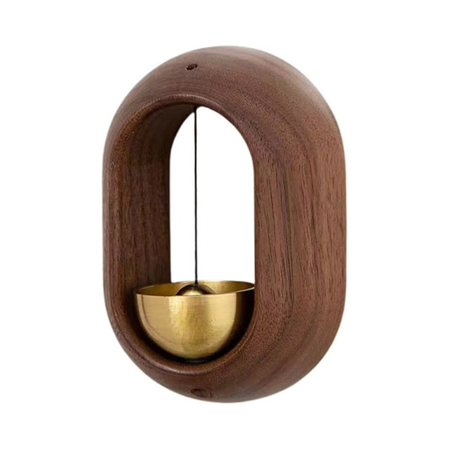 Xihbxyly Timbre Magnético para Puerta, Elegante Adorno de Latón para Entrada, Sonido Zen para Meditación, Fácil Instalación En Superficies Metálicas, Ideal para Oficina o Hogar, Regalo Ideal para Fes