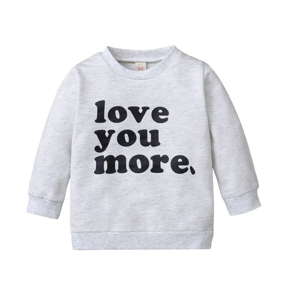 Boys Hoodies & Sweatshirts Child Kids Toddler Baby Long Sleeve Letter Sweatshirt Outfit Tops