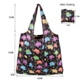 thumbnail image 1 of Bolsa de compras portátil de tela con flores de 190T grande, bolsa de poliéster, bolsa plegable, 1 of 1