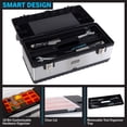 thumbnail image 2 of Stalwart Portable Tool Box with Small Parts Organizer and Removable Tray, 2 of 8