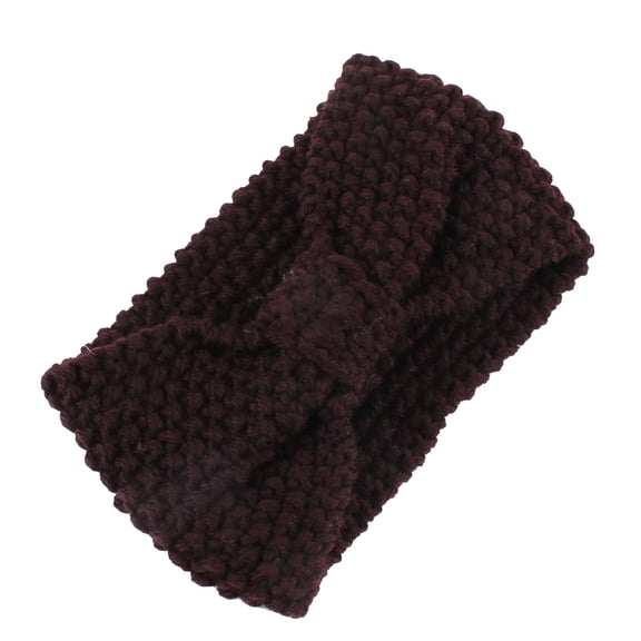 Headbands for Women Solid Hand Crochet Bulky Warm Daily Elastic Hair Wrap Womens Headbands