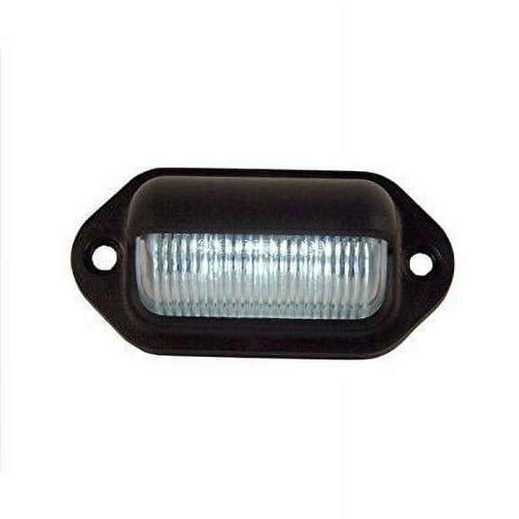 LED Convenience Courtesy or License Plate Light - Warm White LED - Waterproof, Compact 24 VDC Fixture Truck, Auto, RV, Aircraft lighting