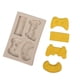thumbnail image 2 of Controlador de videojuegos 4 moldes de silicona de cavidad, moldes de caramelo para chocolate, cake pops, resina, arcilla polimérica, moldes de silicona de grado Ood, moldes 1 pieza, 2 of 5