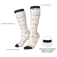 thumbnail image 5 of Picia Women Crew Soft Moisture-wicking Socks Summer Rabbit Pattern Design Cotton Socks, One Size fit All, 5 of 9