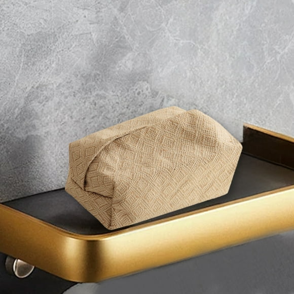 TIMIFIS Fabric Tissue Holder Cloth Napkin Paper Container for Kitchen Table Dinner Kitchen Decor Rustic Style Beautiful Pragmatic Suitable for Kitchen Or Dining Room Dinners Back to School Supplies