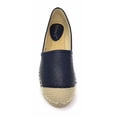 thumbnail image 3 of Women's Forever Young Faux Leather Embossed Woven Weaved Tip Espadrille, 3 of 5