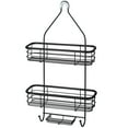 thumbnail image 4 of Moorefield 3-Tier Hanging Shower Caddy with Suction Cups, Non-Slip Neck, Bathroom Organizer, Matte Black, 4 of 7