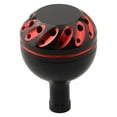 thumbnail image 2 of Fishing Reel Rocker Knob Handle 30 35 38Mm Aluminum Alloy Spherical Grip For Daiwa Power Handle Grips Pill Fishing Tool Parts 35Mm Black Red, 2 of 9