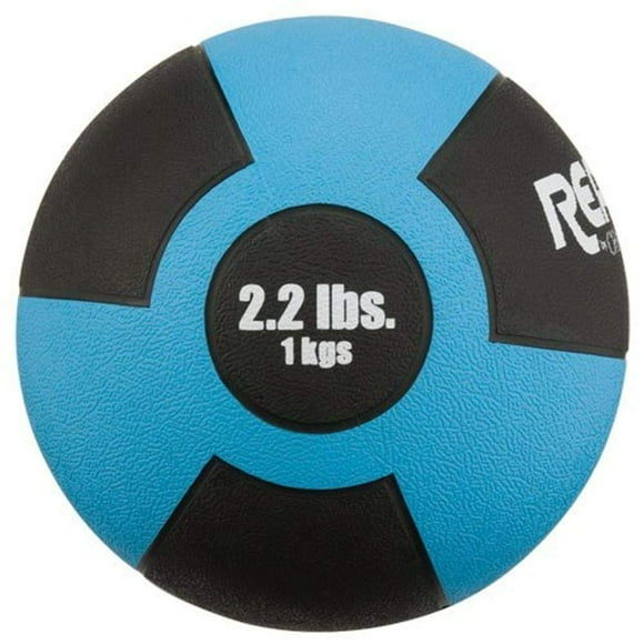Mancuerna de goma Medicine Ball Champion, 1 kg, azul claro