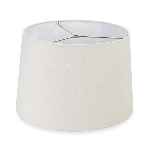 Large 15 Inch Hardback Drum Lamp Shade In Off White The Mix Match Collection Gives You Stylish Options To Customize Your Space By Com Large 15 Inch Hardback Drum Lamp Shade, Mix And Match Lamps And Shades