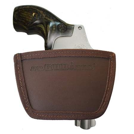 Garrison Grip Leather Inside and Outside Waistband Easy Slide Holster Fits Smith & Wesson J Frame (SLH)