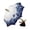 Blue, variant on SomWiBe Umbrella Shape Ceramic Tea Strainer Blue White Porcelain Loose Leaf Tea Infuser Rotating Tea Filter Kung Fu Tea Coffee Brewing Kitchen Gift