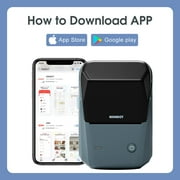 NIIMBOT B1 Label Makers, 2 Inch Bluetooth Label Maker Auto Identification Portable Label Printer