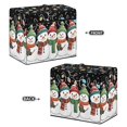 thumbnail image 3 of HELLHERO Christmas Snowmen Pattern Sewing Machine Cover Polyester Material Protective Cover with Zipper Pockets for Most Singer and Brother Sewing Machine, 3 of 8