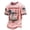 Pink, variant on Hsovts Mens US Flag Twin Towers T‑Shirt 9/11 25Th Anniversary Patriot Day Full Graphic Print Crew Neck Short Sleeve Summer Daily Tops Pink 3xL
