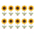 thumbnail image 2 of sunsanly 5/8/10Pcs Sunflower Decoration Car Ornament Realistic Looking Mini Size Easy to Install Spring-loaded Sunflower Car Dashboard Decoration, 2 of 8