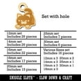 thumbnail image 2 of Round Cat Stretching Wood Mini Charms Shapes DIY Craft Jewelry - With Hole - 16mm (22pcs), 2 of 7