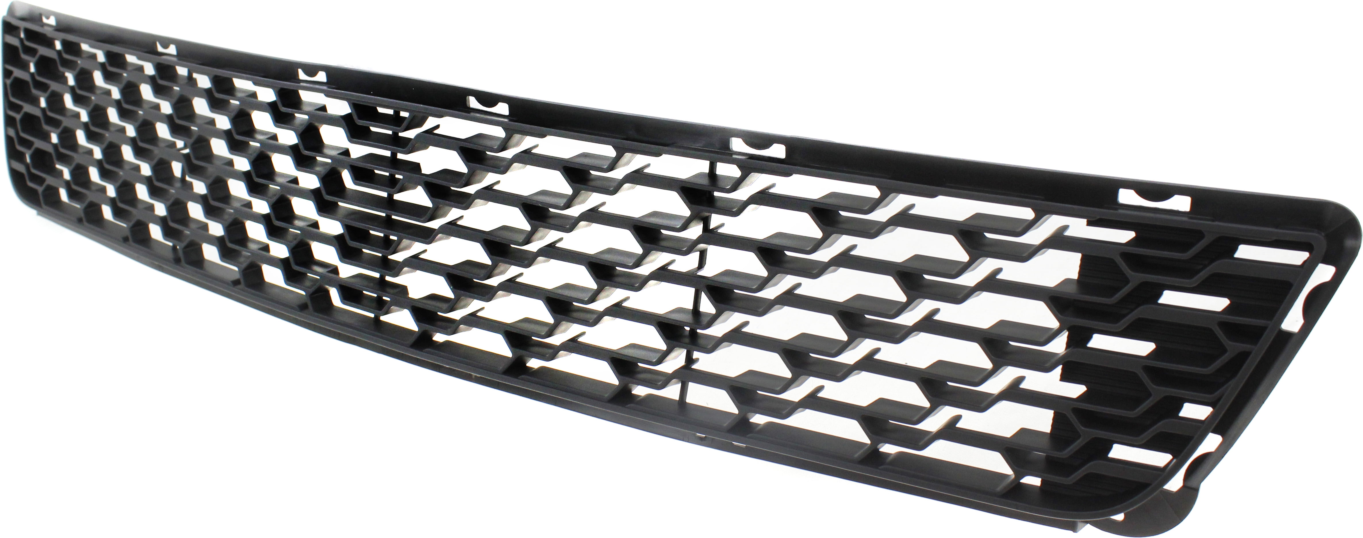 Bumper Grille Compatible With 2011-2013 Kia Forte Front Textured Gray