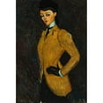 thumbnail image 3 of Amedeo Modigliani 18x24 Black Modern Framed Museum Art Print Titled - Amazon (1909), 3 of 5