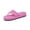 Hot Pink, variant on TAGOLD Women's Slippers,Women's Fashionable Casual Summer Solid Color Round Toe Outerwear Style Thick-Soled Slippers Flat Slippers