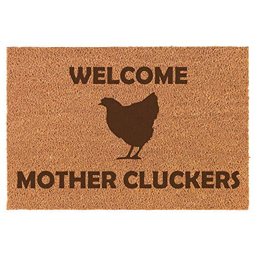 Coir Door Mat Entry Doormat Funny This Must Be The Place 
