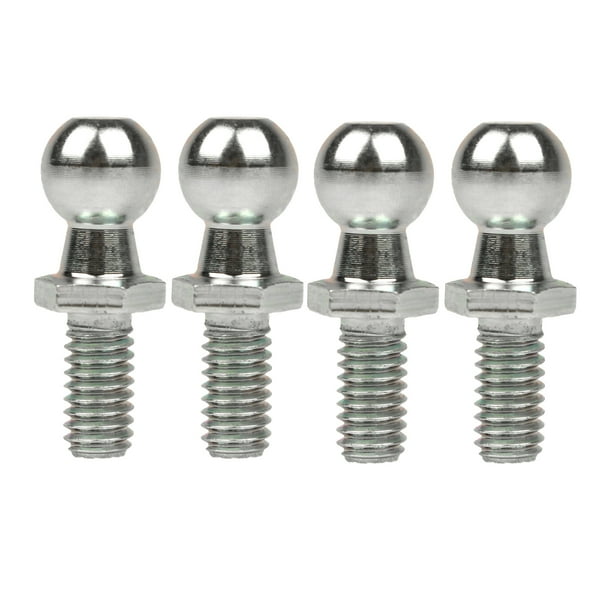 Qty 4 Ball Studs 13mm , 5/16 X 18 Thread Zinc Color For Lift Supports