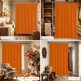 thumbnail image 6 of Burnt Orange Shower Curtain, Waterproof Shower Curtains for Bathroom, Country Modern Farmhouse Solid Fall Orange Washable Fabric Bathtub Curtain Set Bath Decor with 12 Hooks 48"x72", 6 of 8