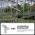 thumbnail image 3 of DECORNIJIA 8pcs Simple Design Scaffolding Support Brace Galvanized Steel Replacement for Workers, 3 of 6