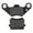 Black, variant on ROMANSENTIAL 2Pcs Motorcycle Front Brake Pads Set Black Disc Brake Pads Designed for Multiple Models