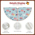 thumbnail image 4 of KLL Brain Training Christmas Tree Skirt 30" ,Party Decorations Farmhouse for Christmas Decorations Holiday Party, 4 of 6