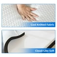 thumbnail image 5 of Dextrus 4" California King Memory Foam Mattress Topper with Fabric Cover, Cooling Gel-Infused Mattress with CertiPUR-US Certified, White and Gray, 5 of 6
