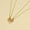 Gold, variant on Heartbeat Magnetic Heart Necklace Love Couple Jewelry