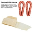 thumbnail image 3 of Sausage Casing, Double Layer Retain Shape Flavor Safe Boilable Edible Drying Sausage Casing  Texture Practical  For Sausage Making, 3 of 8